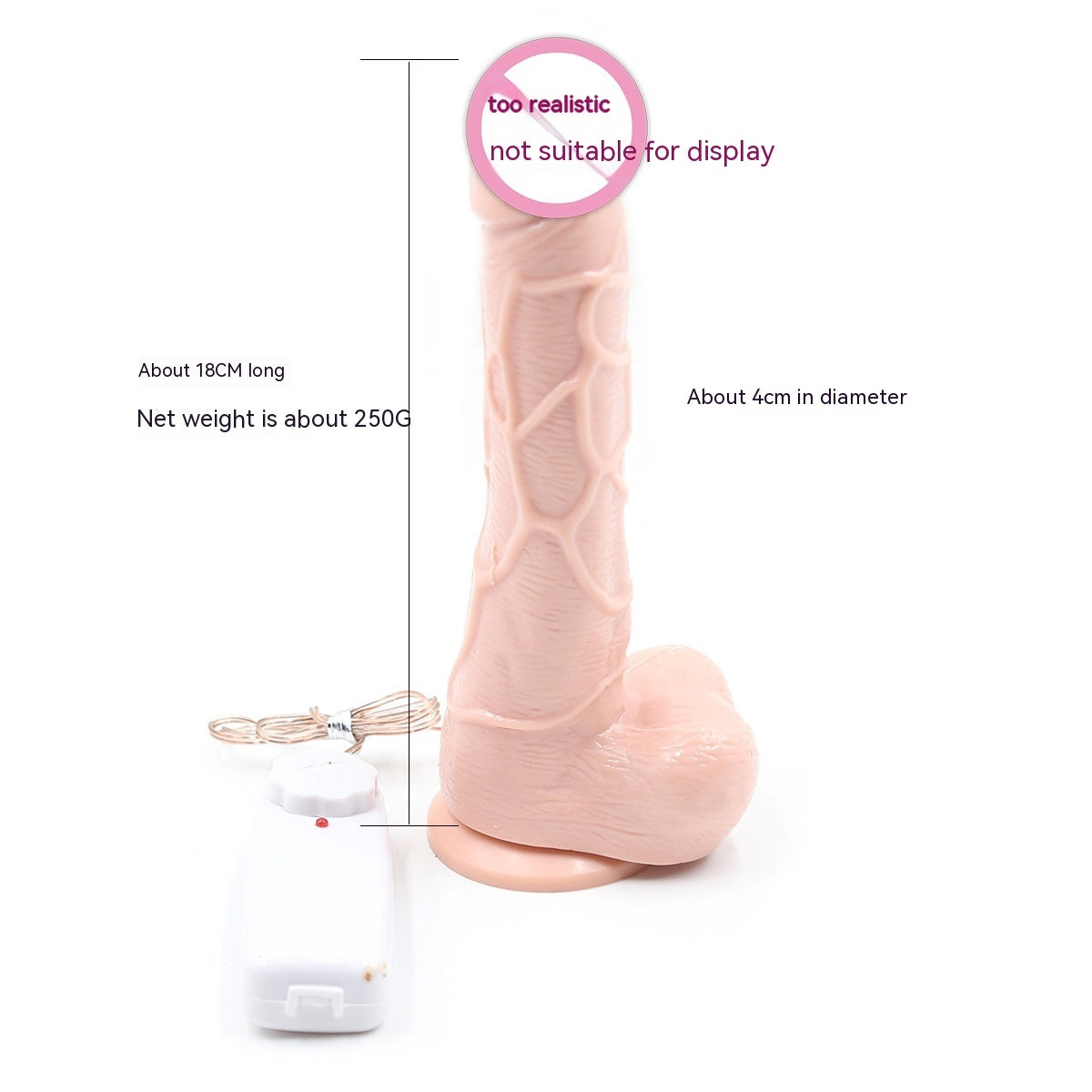 Flesh Color Penis Sucker With Egg Penis