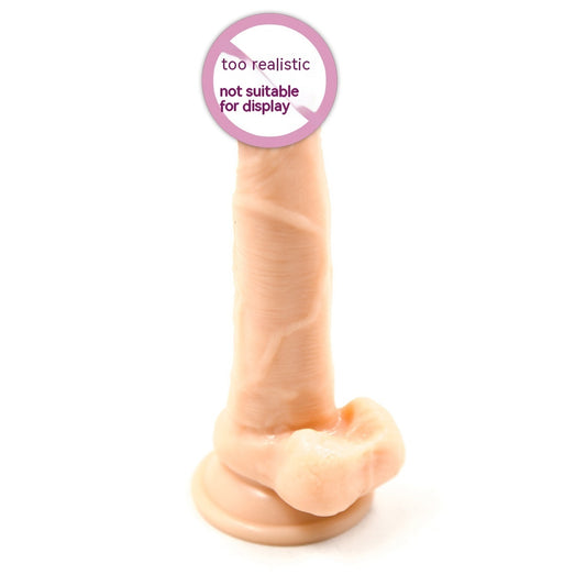 Flesh Color Penis Sucker With Egg Penis