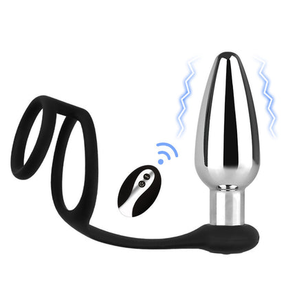 Thread Metal Remote Control Vibration Sex Toy