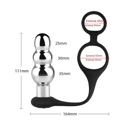 Thread Metal Remote Control Vibration Sex Toy